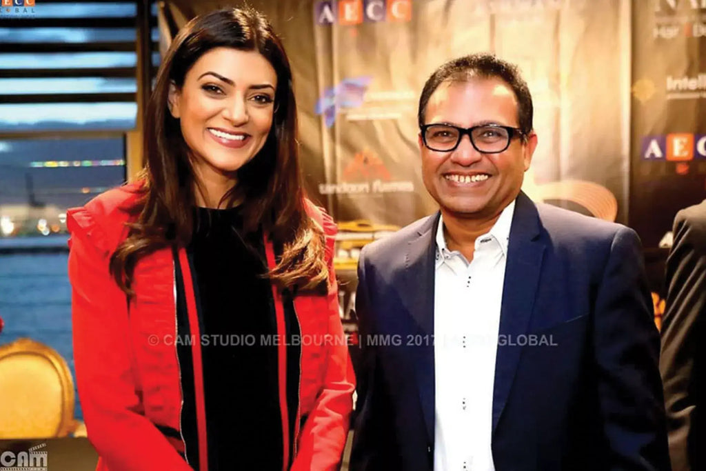 Miss Universe Sushmita Sen with us