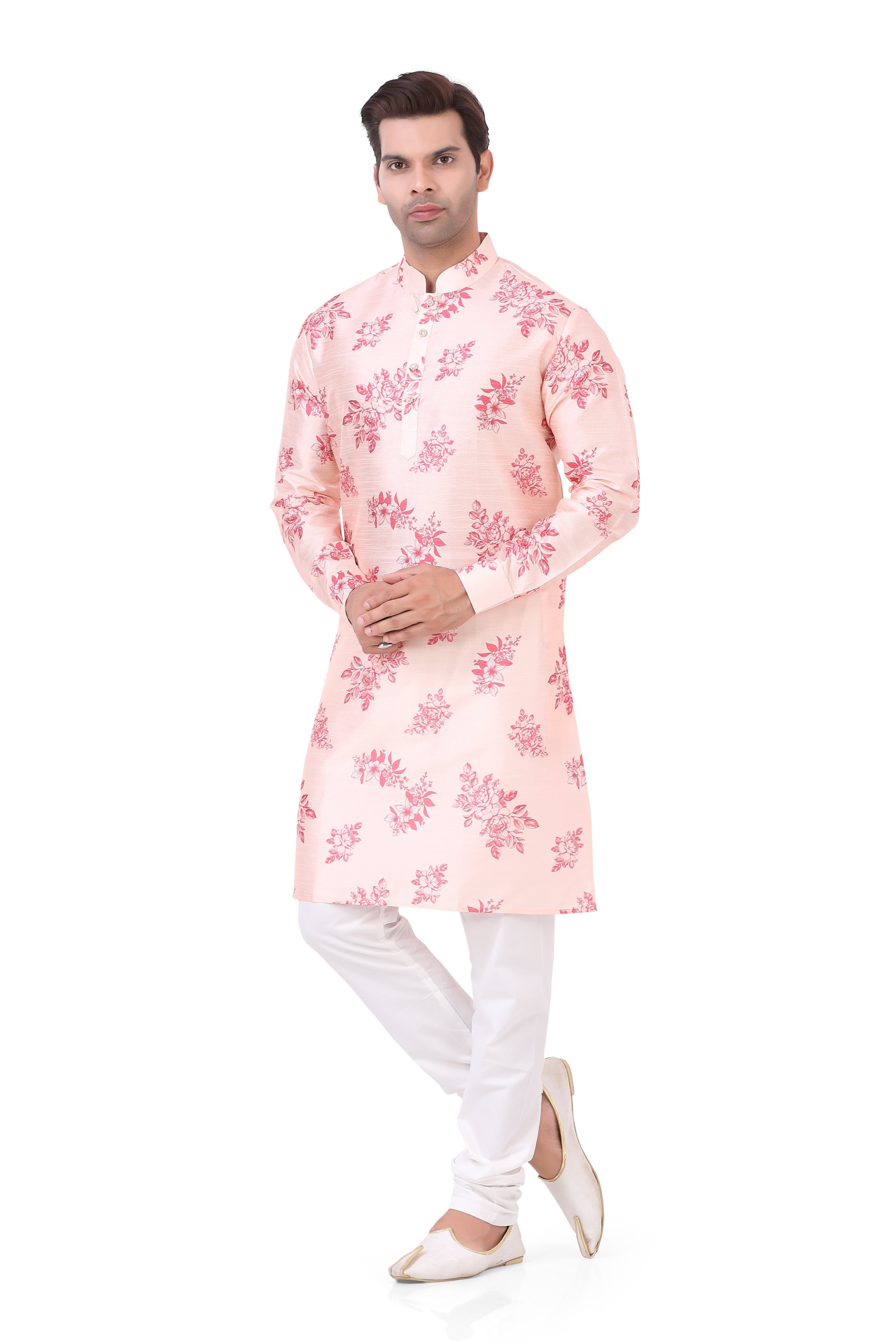 Cream Cotton Printed Kurta and Pajama - Premium kurta pajama from Dapper Ethnic - Just $79! Shop now at Dulhan Exclusives