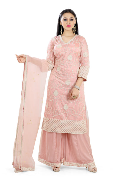 Introducing Sharara Suit in Peach Pink: The Ultimate for 2024
