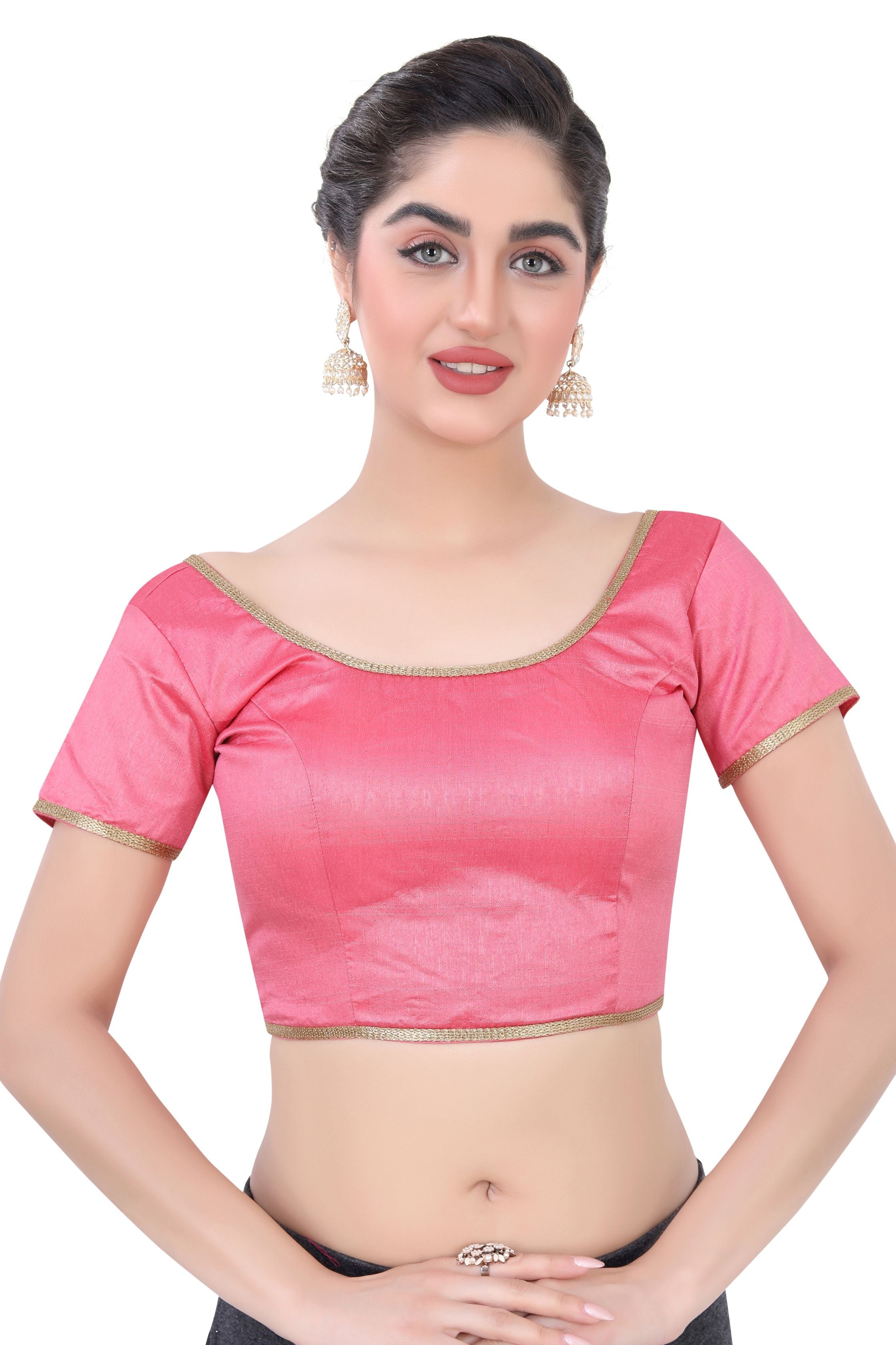 Women's Bangalori Pink Blouse