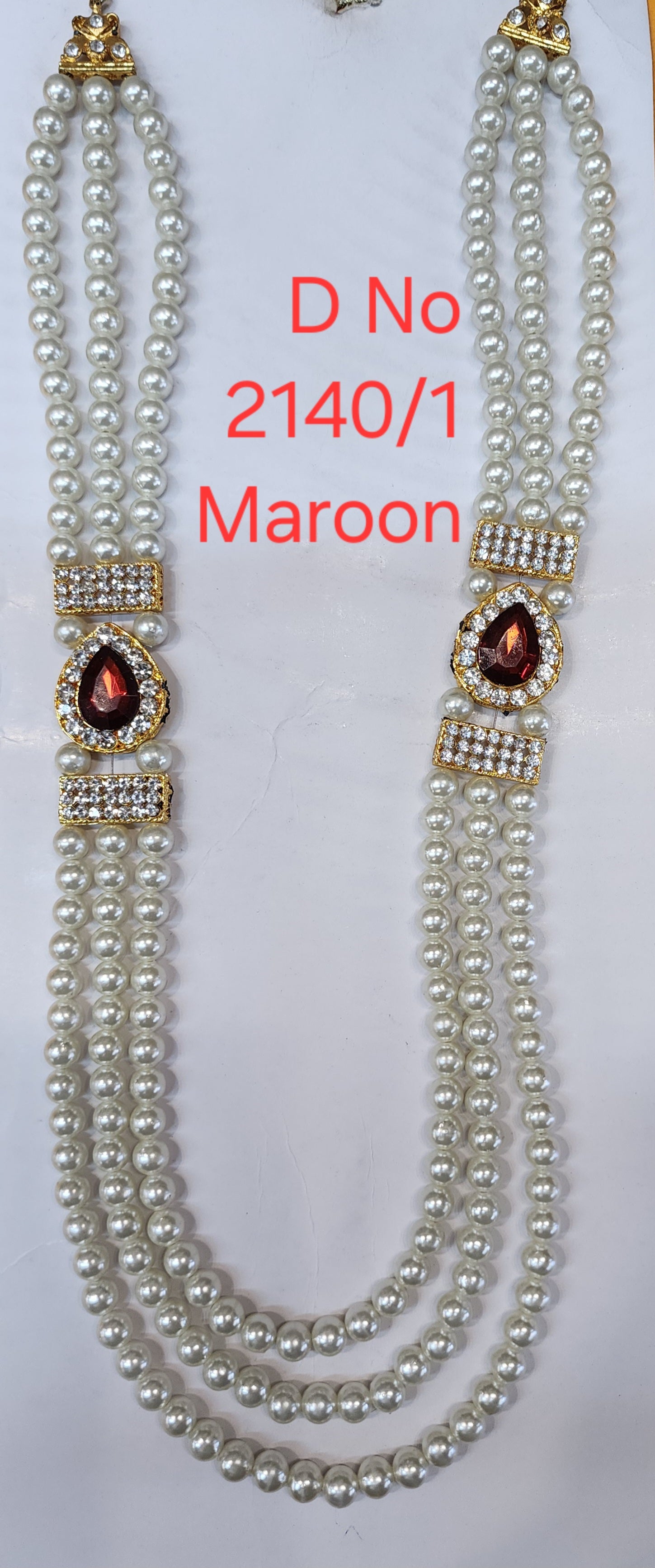 Groom Necklace-D No 2140 - Premium Groom Mala from Dulhan Exclusives - Just $49! Shop now at Dulhan Exclusives