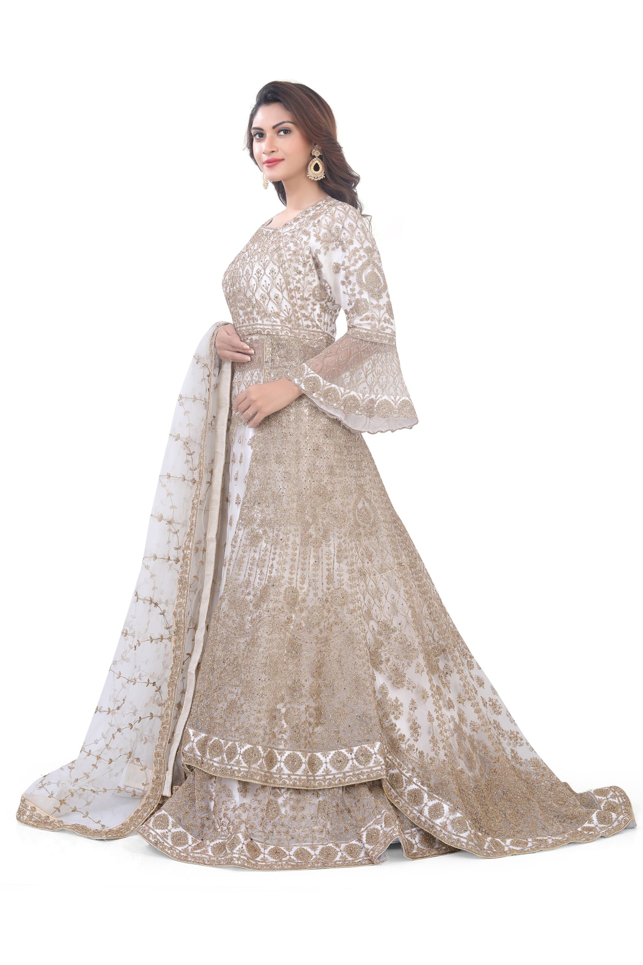 Indo western dress outlet for dulhan