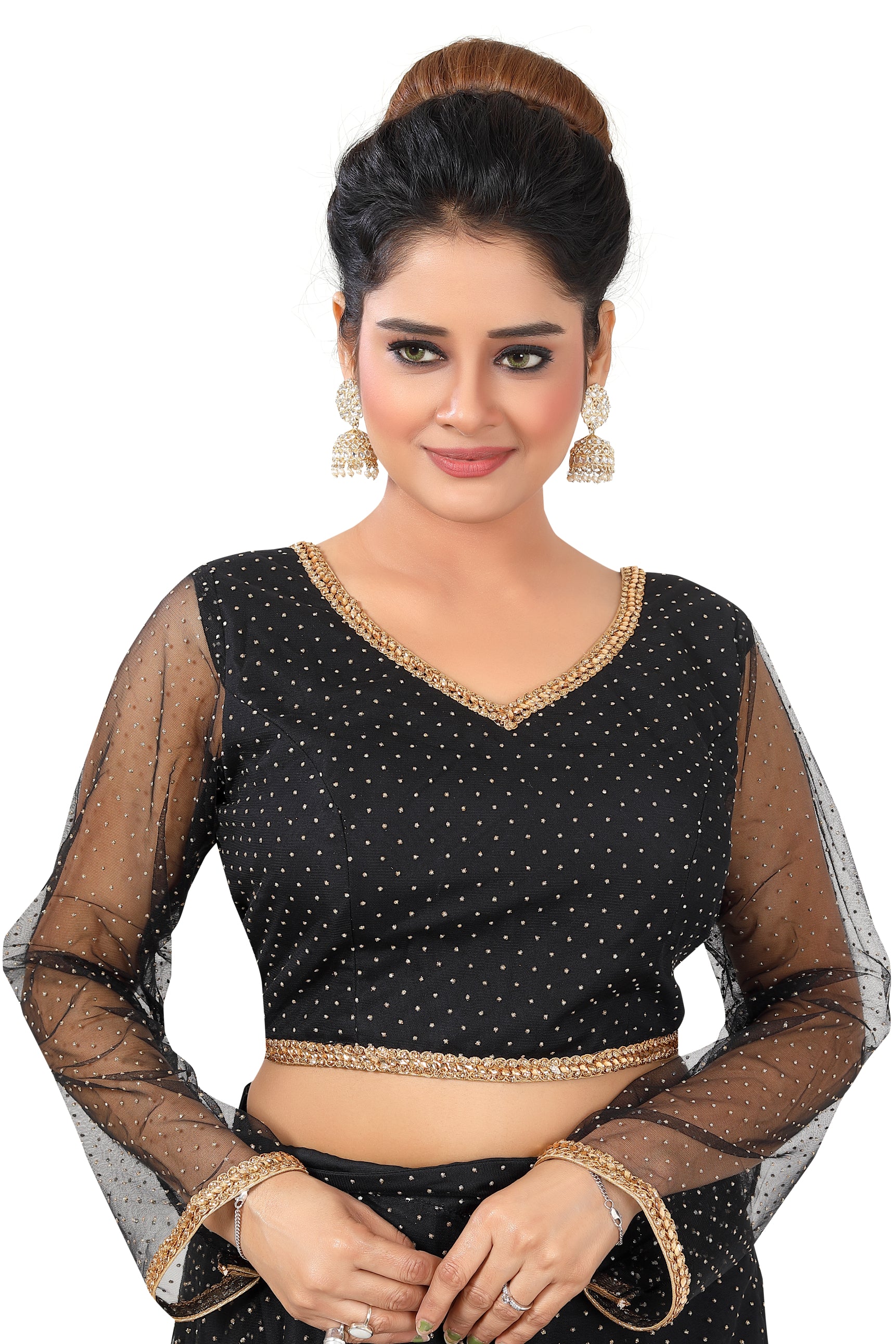 Black Net Lehenga Choli