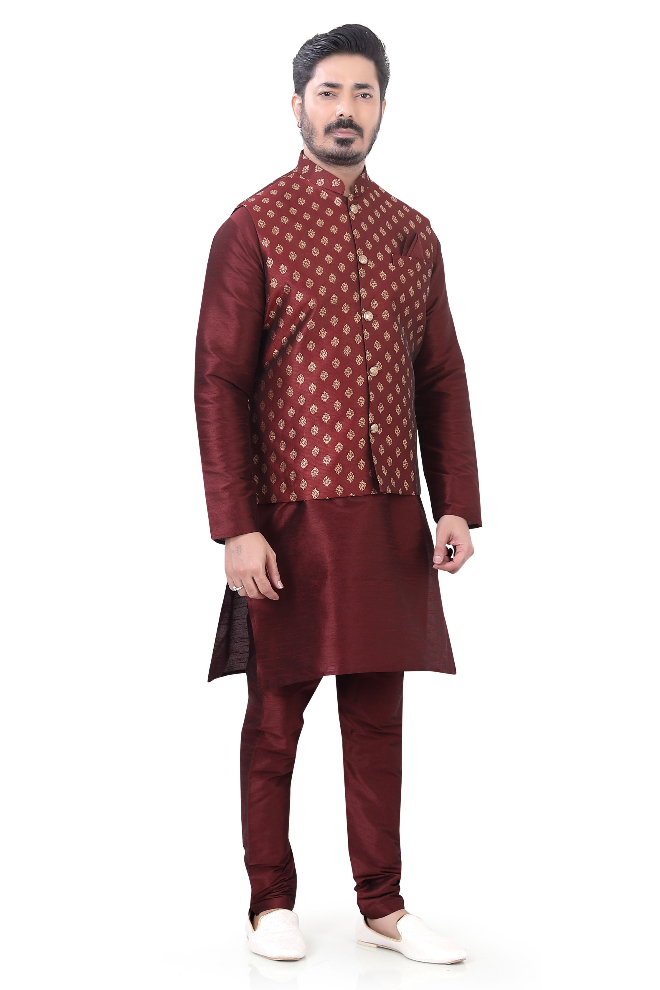 Maroon modi jacket hotsell