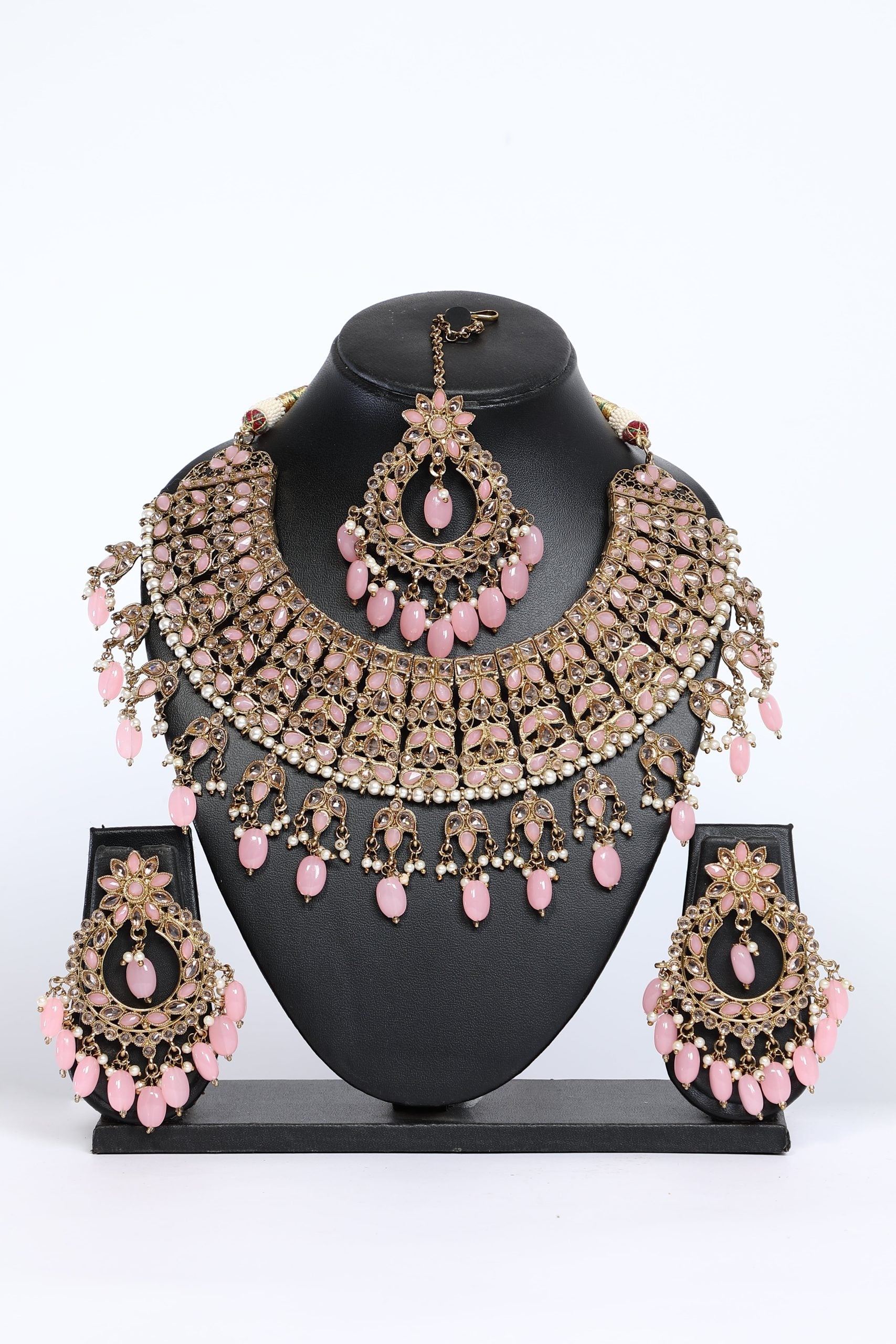 Bridal Embellished Jewellery Set - 6094