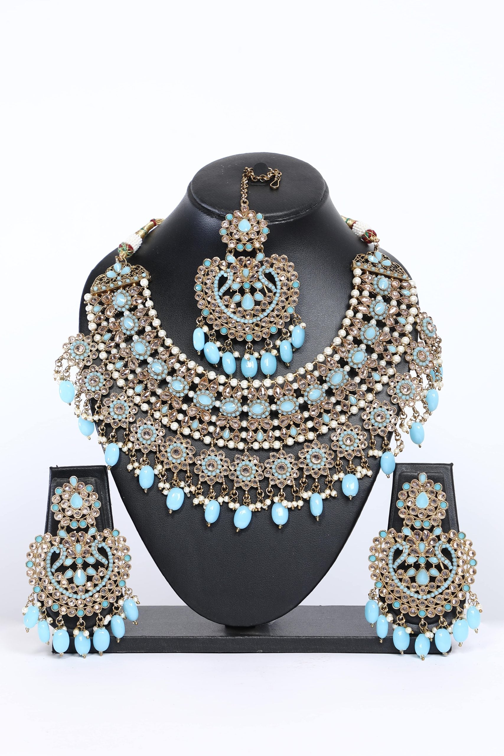 Necklace Set Heavy For Bridal - 6192