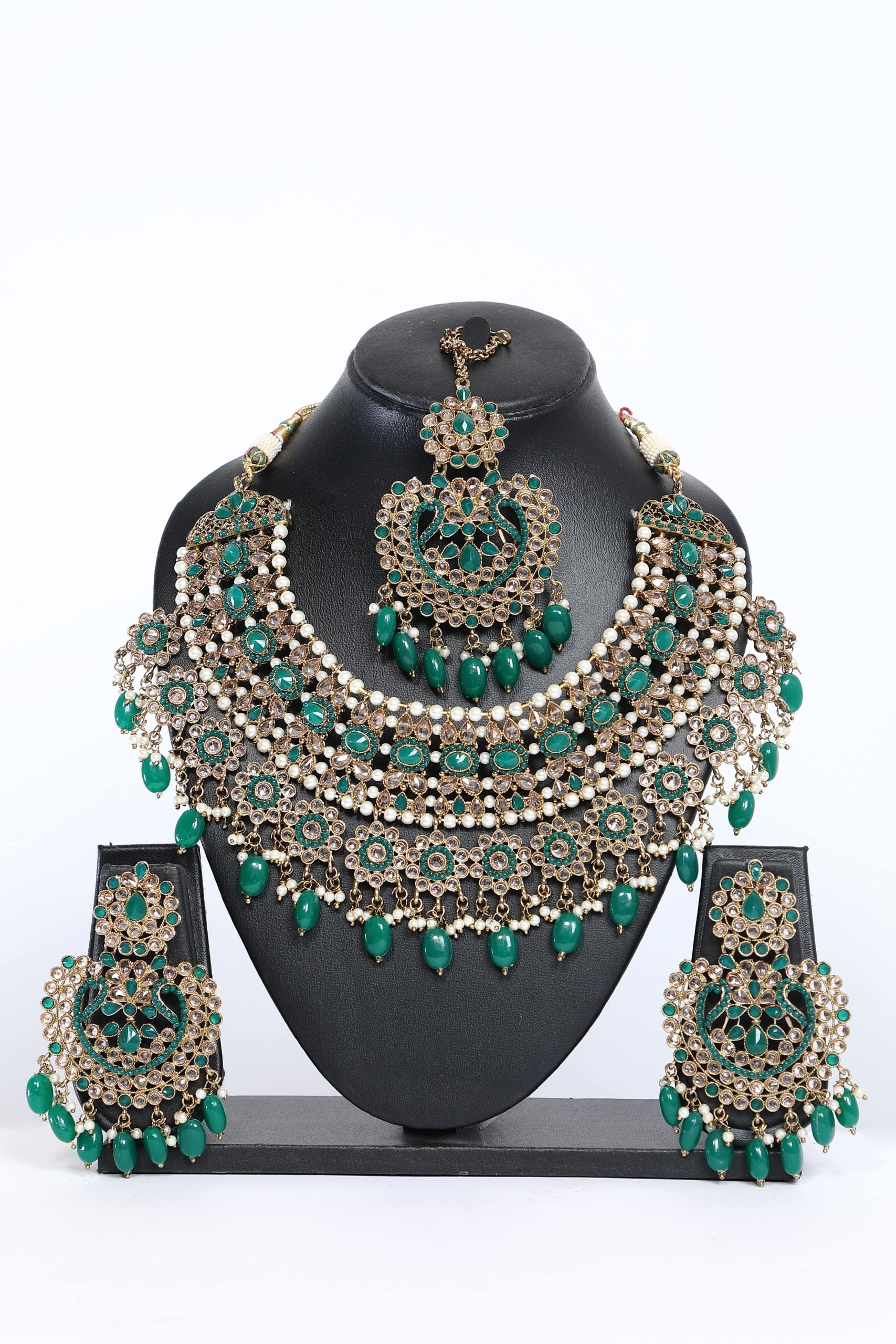 Necklace Set Heavy For Bridal - 6192