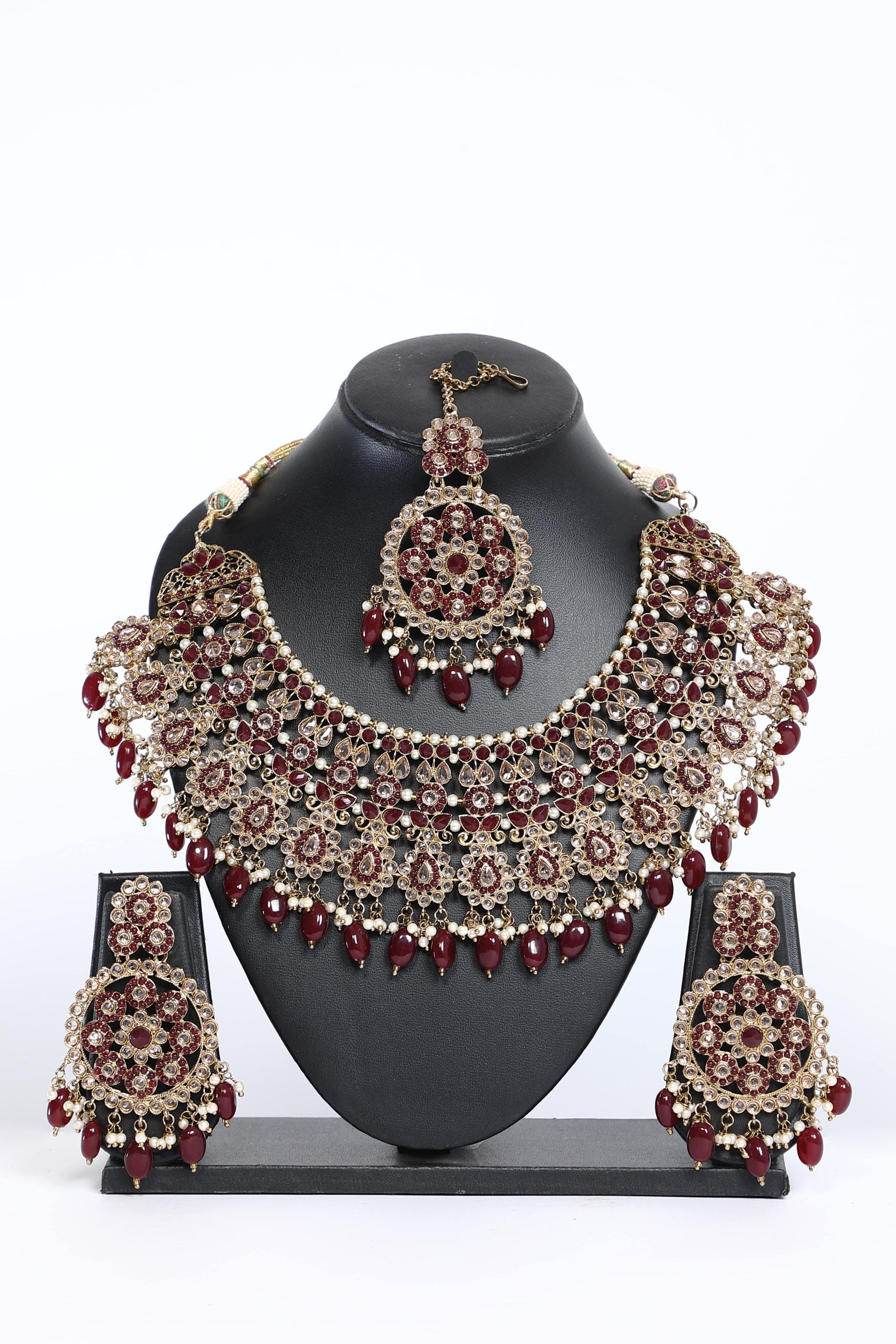 Necklace Set Heavy For Bridal - 6195