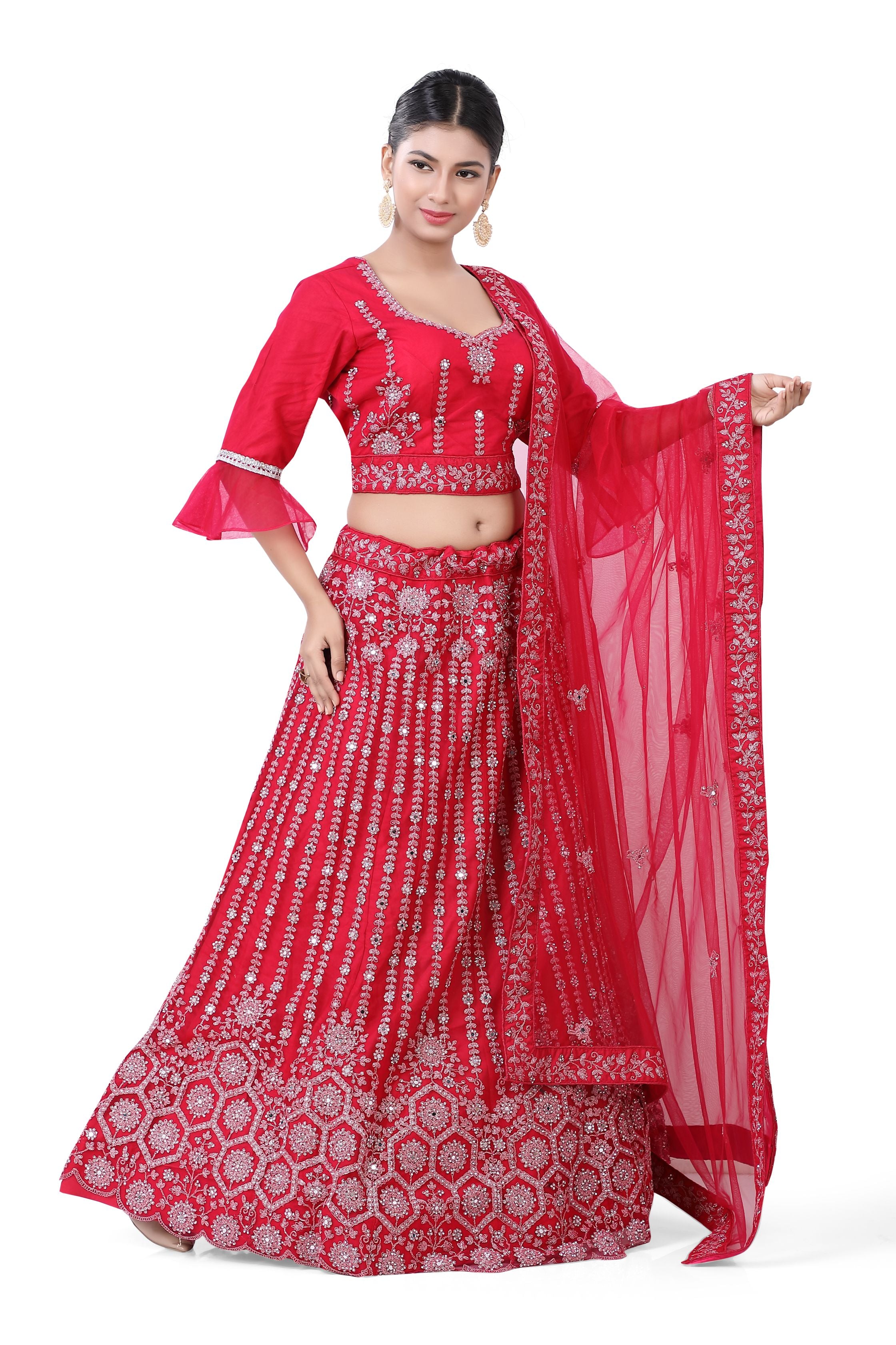 Magenta Lehenga Choli