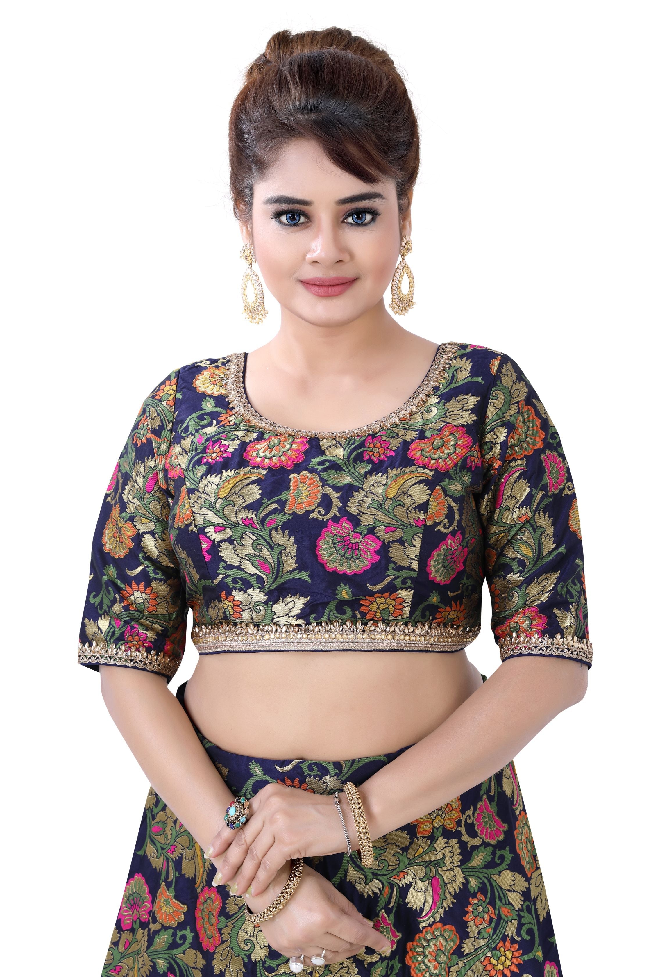 Banarasi Floral Partywear Lehenga