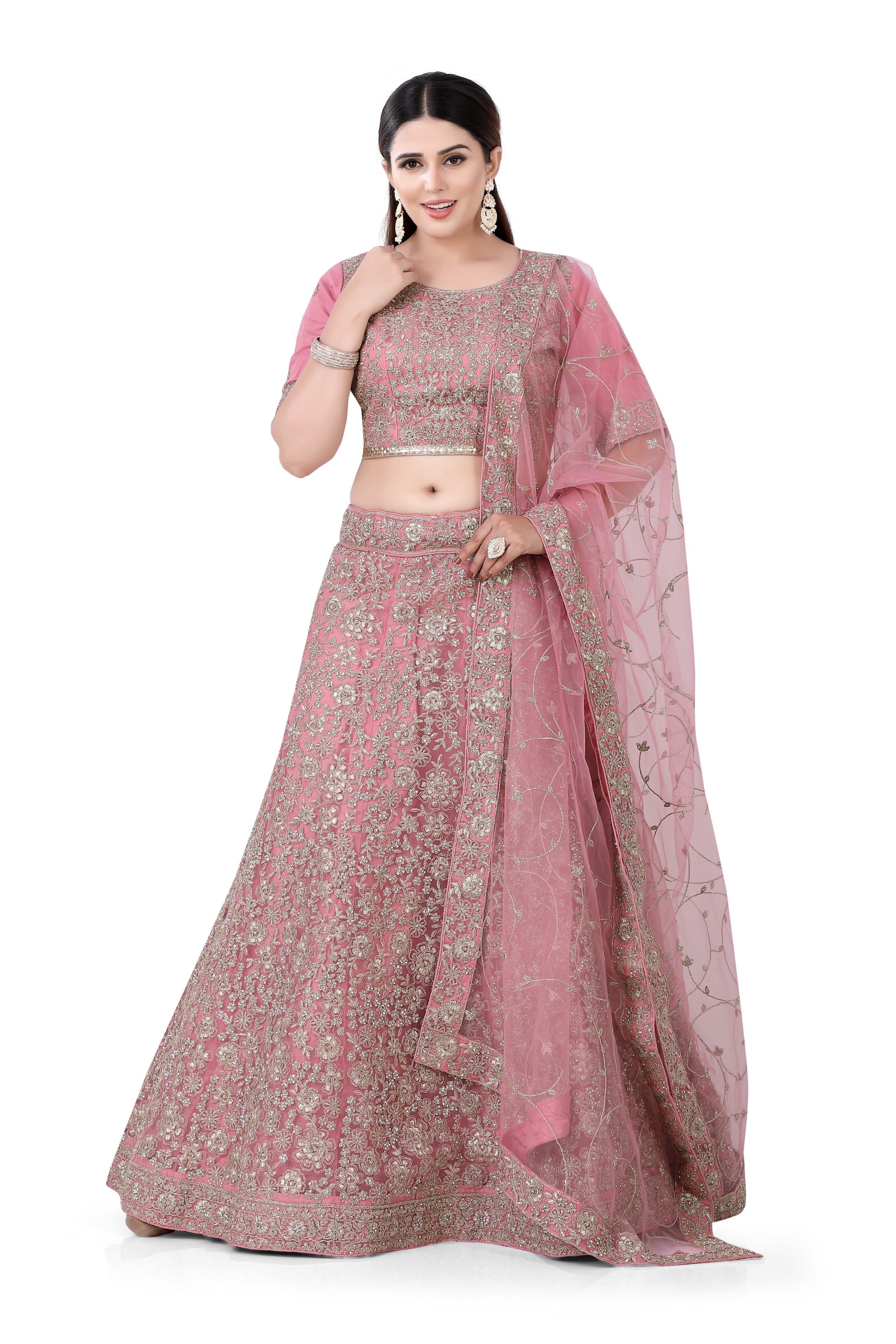 Coral Designer Lehenga Choli