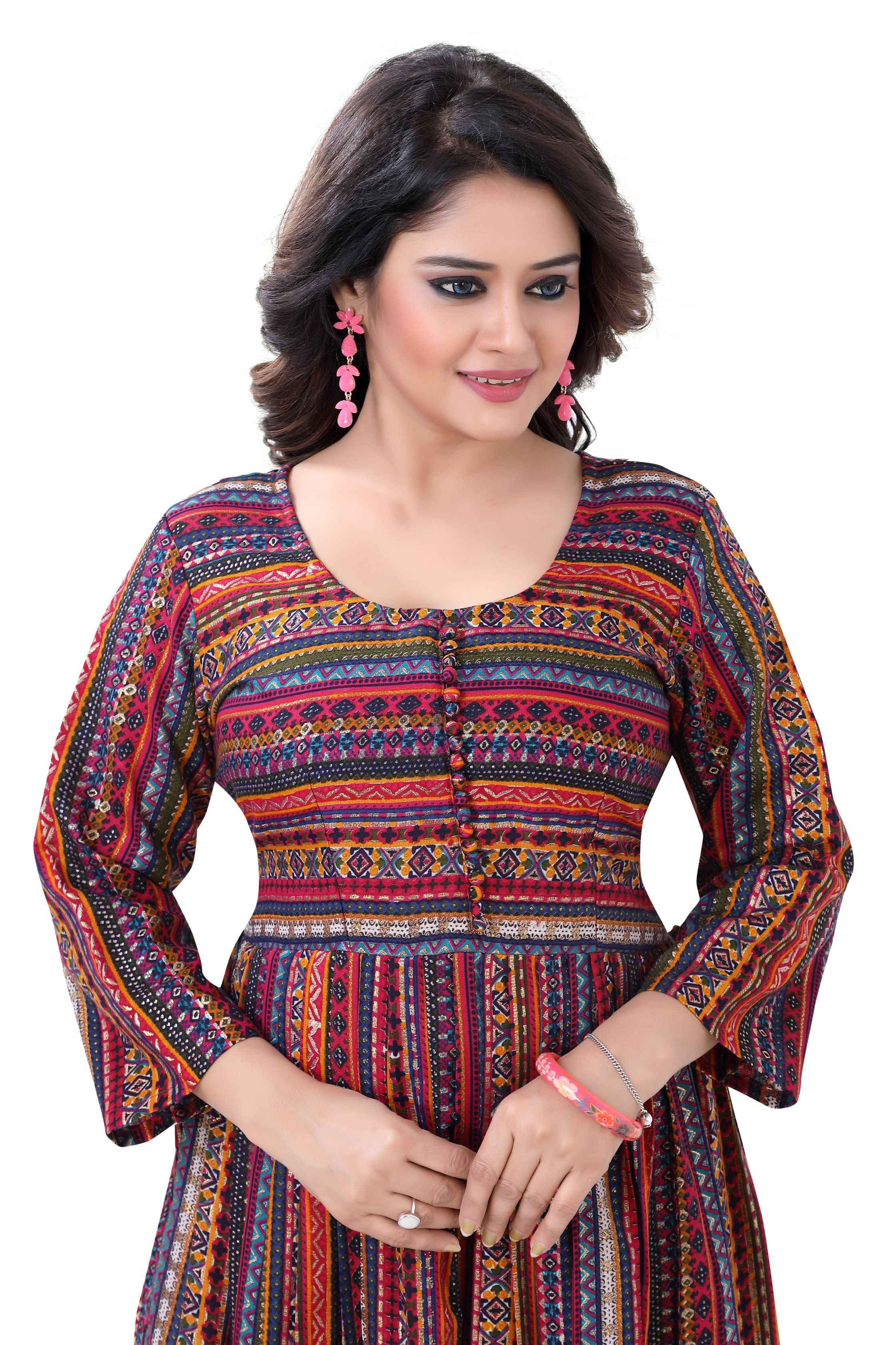 Long Kurti- Maroon 2 - Premium Festive Wear from Dulhan Exclusives - Just $69! Shop now at Dulhan Exclusives